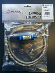 Oil Supply Braided Line Suits Ford XR6 Turbo With Filter